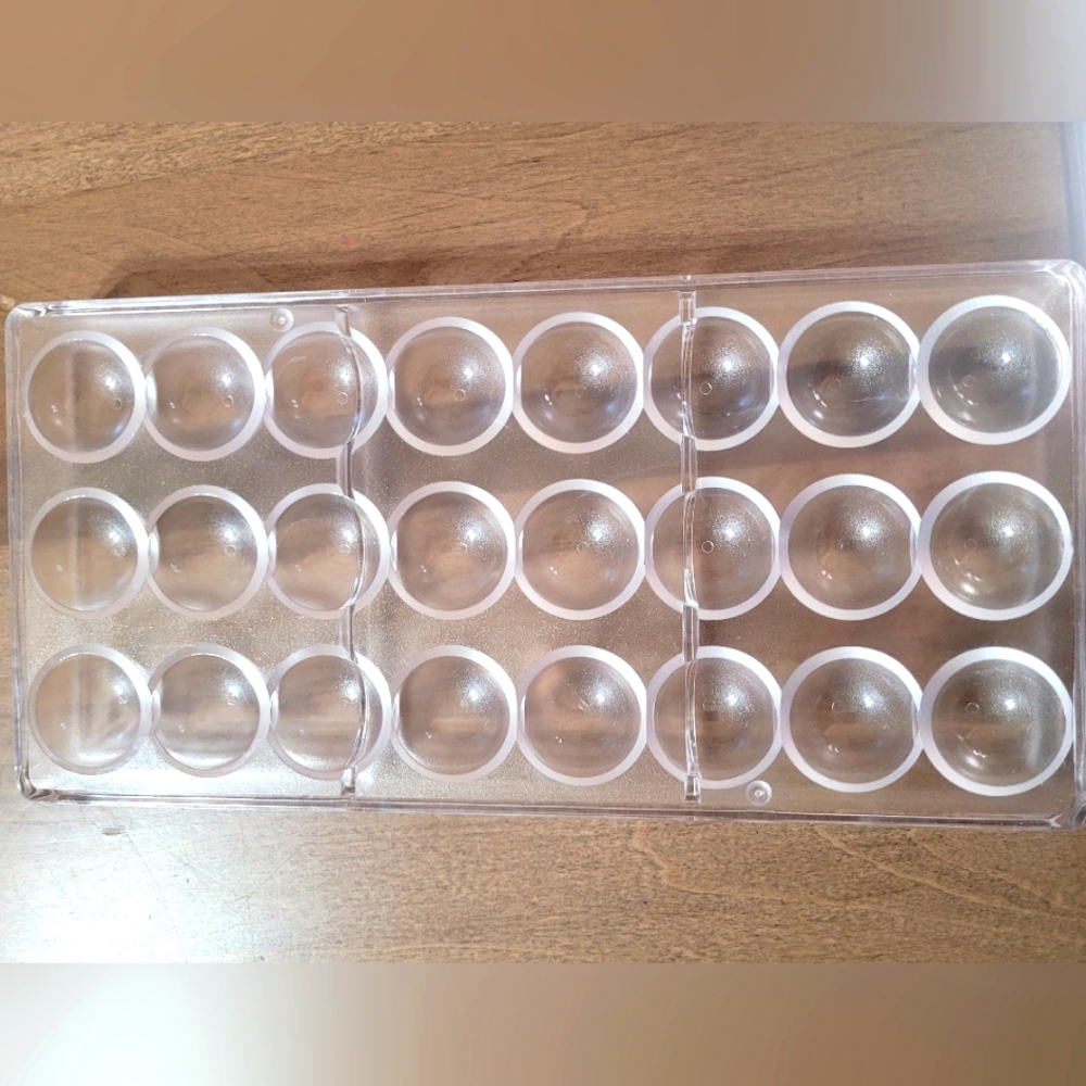 New in box chocolate moulds small rounds candy making